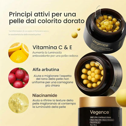 Crema Capsule alla Vitamina C – Pelle Luminosa e Rimpolpata